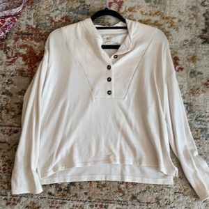 *reserved * Lou & Grey Henley Sweatshirt